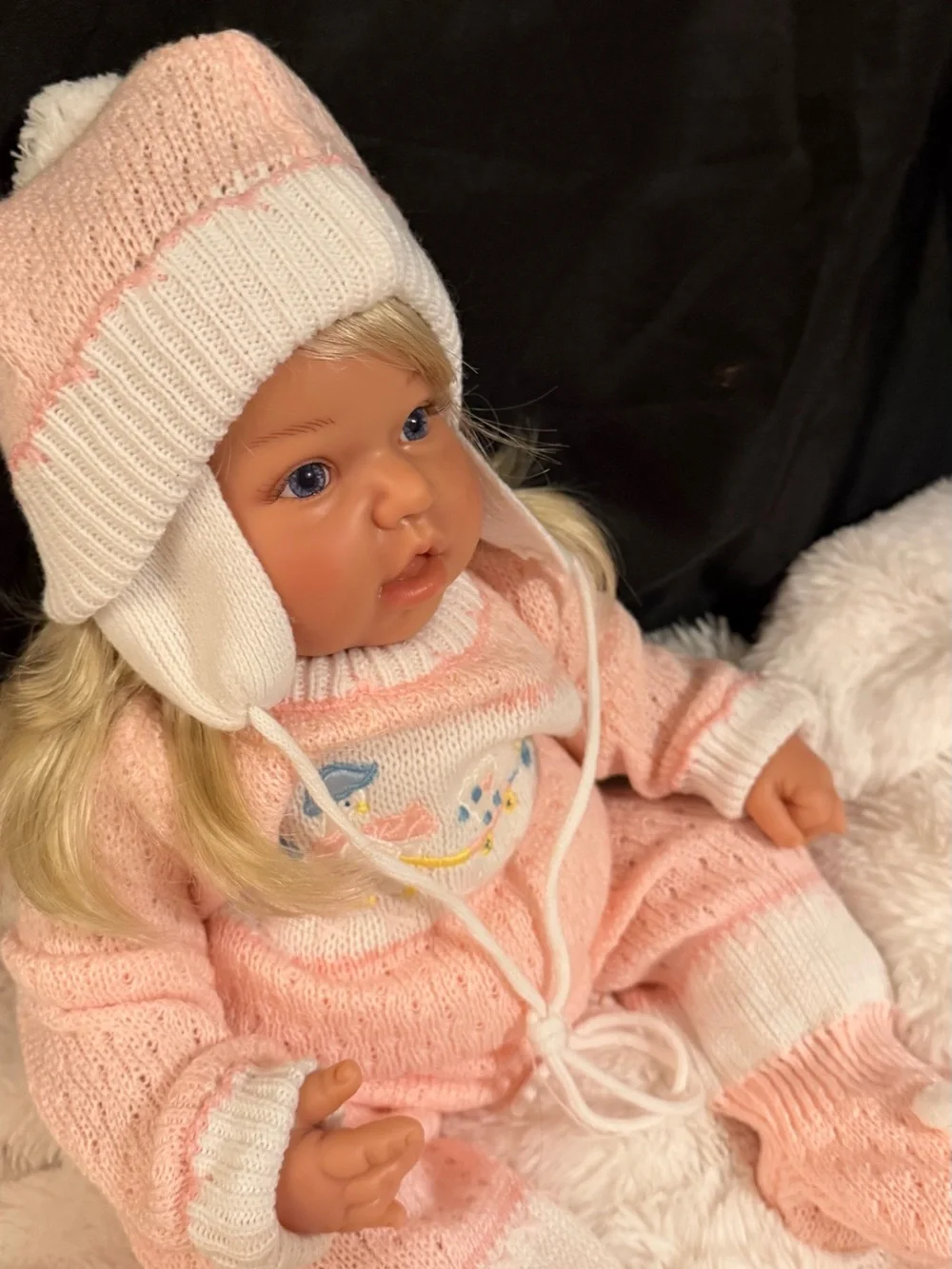 Lee Middleton Toddler “I Love Violets” Doll Blonde Hair Blue Eyes Original Outfi